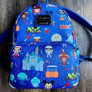 Disney Parks Chibi Mini Loungefly Backpack